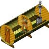 Barrel sauna “Mega-2”